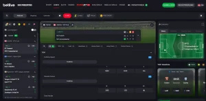 laufende Sportnavigation mit Fußball, Tennis und Basketball im Wettbereich